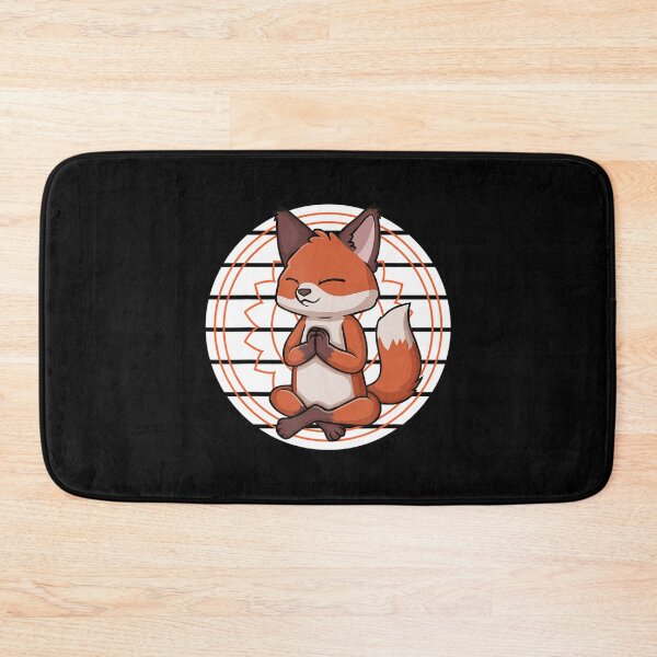 Item preview, Meditating Animal Fox Meditation designed and sold by dmimishinyo9r.