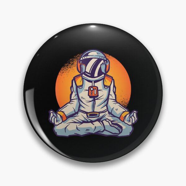 Item preview, Meditating Astronaut Meditation designed and sold by dmimishinyo9r.