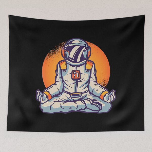 Item preview, Meditating Astronaut Meditation designed and sold by dmimishinyo9r.