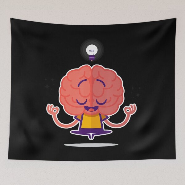 Item preview, Meditating Brain Knowledge Intelligence designed and sold by dmimishinyo9r.