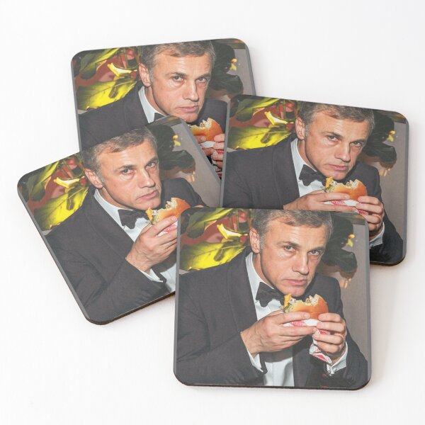 Item preview, Christopher Waltz Eating Burger designed and sold by Ronaldbak.