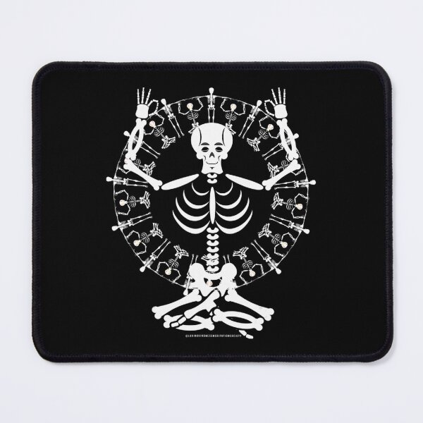 Item preview, Meditating Skeleton Skull Mindful Loving Kindness Meditation designed and sold by dmimishinyo9r.