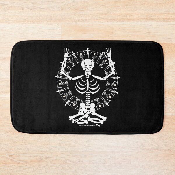 Item preview, Meditating Skeleton Skull Mindful Loving Kindness Meditation designed and sold by dmimishinyo9r.