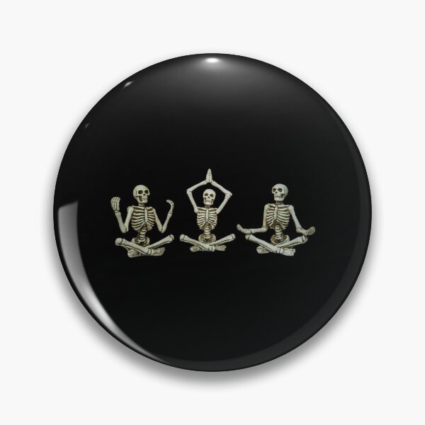 Item preview, Meditating Skeleton Yoga Workout Halloween designed and sold by dmimishinyo9r.
