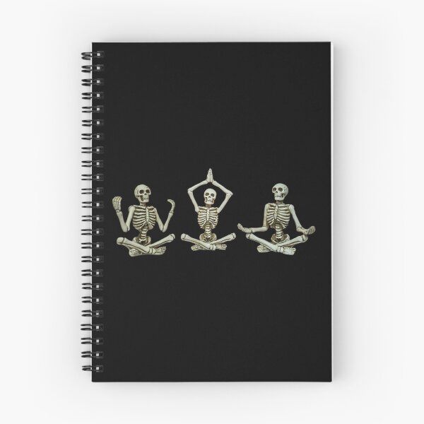 Item preview, Meditating Skeleton Yoga Workout Halloween designed and sold by dmimishinyo9r.