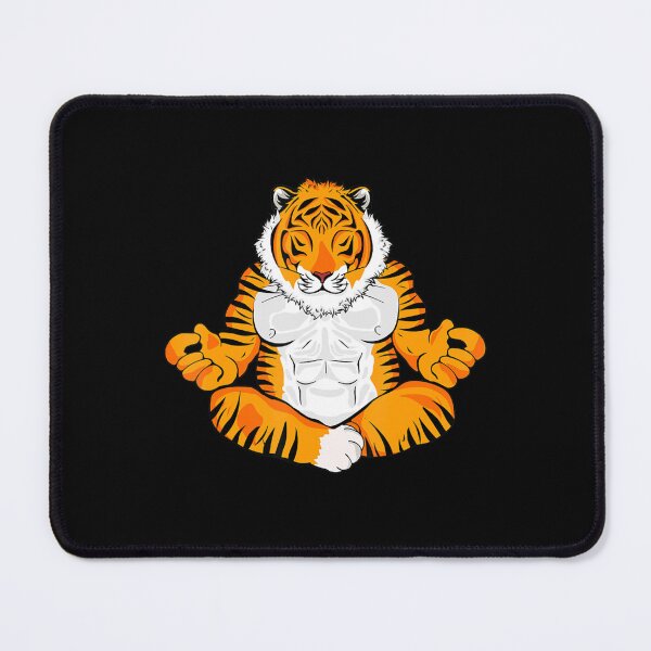Item preview, Meditating Tiger Lover Women Yoga Men Meditation Tiger designed and sold by dmimishinyo9r.