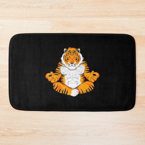Item preview, Meditating Tiger Lover Women Yoga Men Meditation Tiger designed and sold by dmimishinyo9r.
