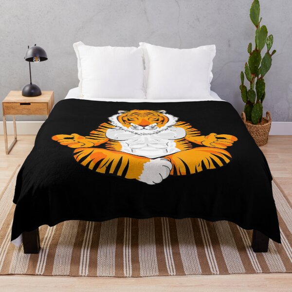 Item preview, Meditating Tiger Lover Women Yoga Men Meditation Tiger designed and sold by dmimishinyo9r.