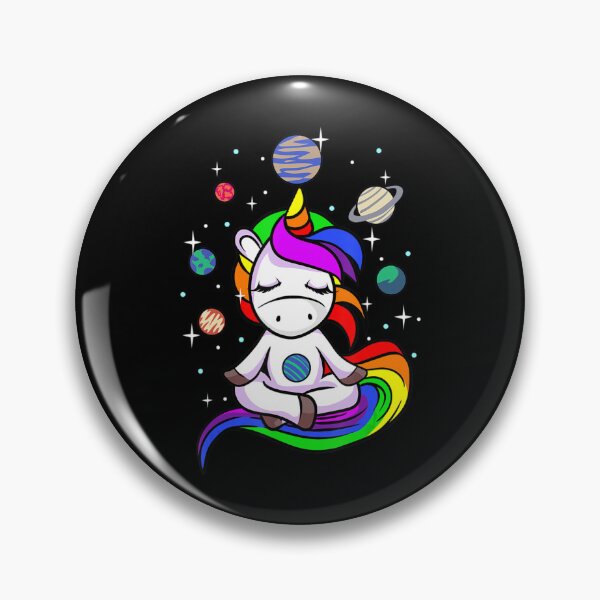 Item preview, Meditating Unicorn Buddhist Yoga Meditation Galaxy Space designed and sold by dmimishinyo9r.