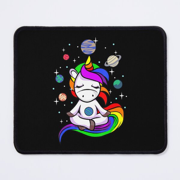 Item preview, Meditating Unicorn Buddhist Yoga Meditation Galaxy Space designed and sold by dmimishinyo9r.