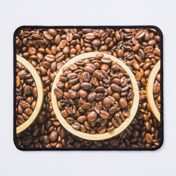 Item preview, Brown Coffee Beans In Wood Bowl designed and sold by marygov.