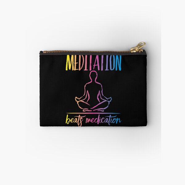 Item preview, Meditation Beats Medication Positive Message Zen Yoga designed and sold by dmimishinyo9r.