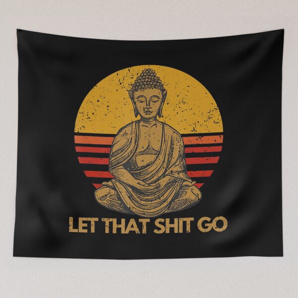 Item preview, Meditation Bohemian Buddha, Let That Shit Go designed and sold by dmimishinyo9r.