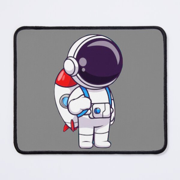Item preview,  Cute astronaut with a rocket backpack cartoon designed and sold by BEAUTY ⭐⭐⭐⭐⭐.