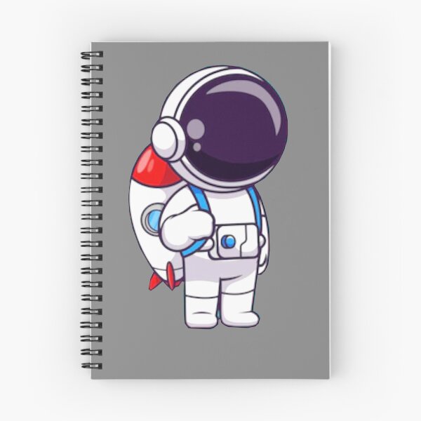 Item preview,  Cute astronaut with a rocket backpack cartoon designed and sold by BEAUTY ⭐⭐⭐⭐⭐.