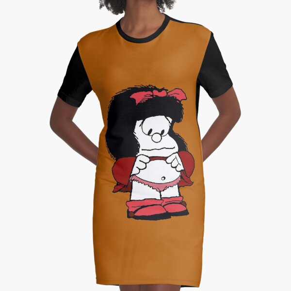 Mafalda, mafalda niña, años mafalda, regalo cómic mafalda,  Vestido camiseta