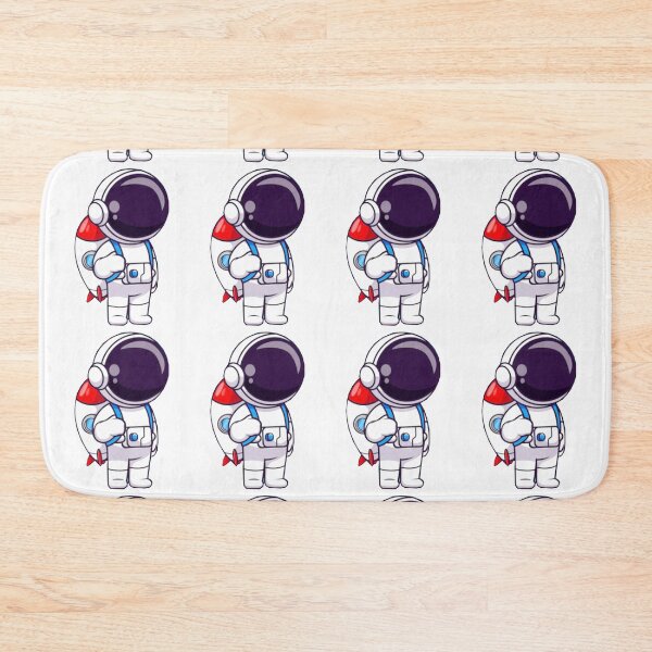Item preview,  Cute astronaut with a rocket backpack cartoon designed and sold by BEAUTY ⭐⭐⭐⭐⭐.