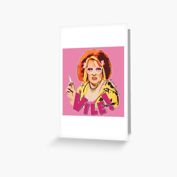 Vile! (Nipple Pink) Greeting Card