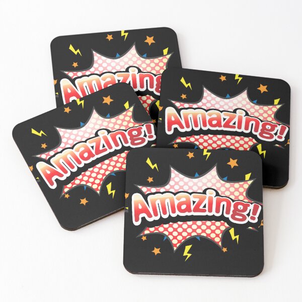 Item preview, Amazing, energy, what, amazing, text, word, red, star designed and sold by AlA2 3MER.