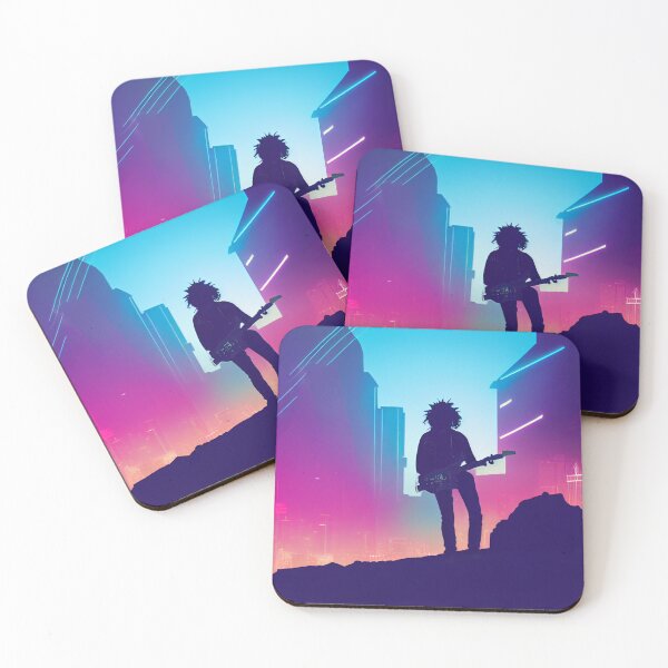 Item preview, Synthwave Guitarist designed and sold by Creative Shed Designs.