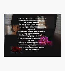 Message Photographic Print
