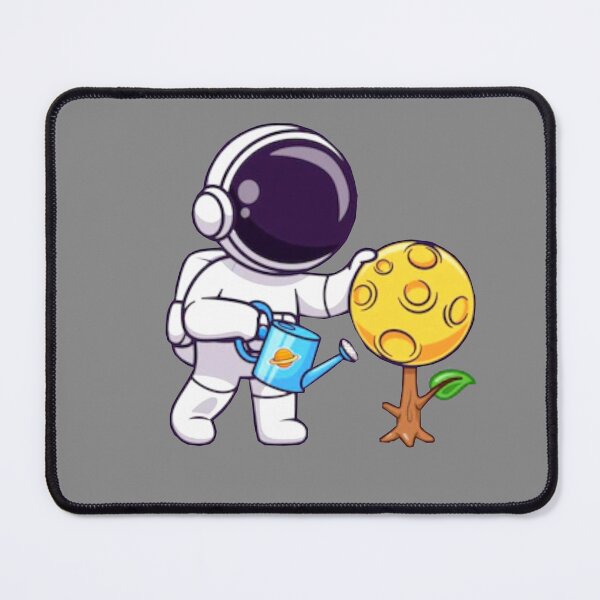 Item preview,   Cute astronaut watering moon plant cartoon designed and sold by BEAUTY ⭐⭐⭐⭐⭐.