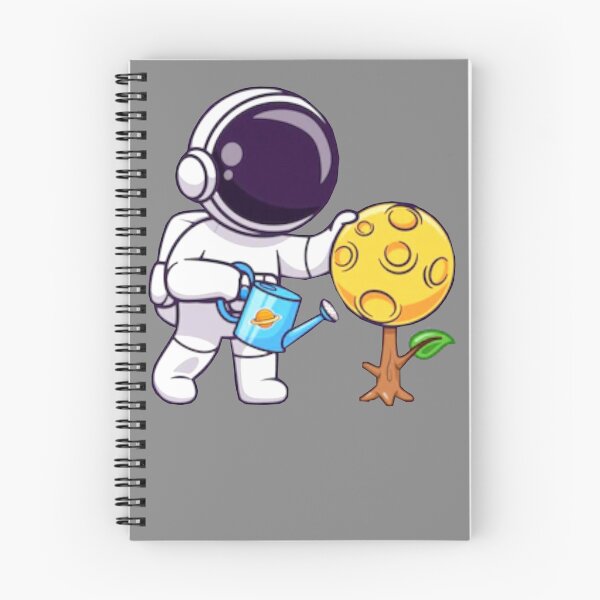 Item preview,   Cute astronaut watering moon plant cartoon designed and sold by BEAUTY ⭐⭐⭐⭐⭐.
