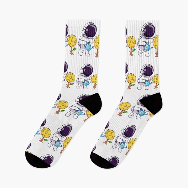 Item preview,   Cute astronaut watering moon plant cartoon designed and sold by BEAUTY ⭐⭐⭐⭐⭐.