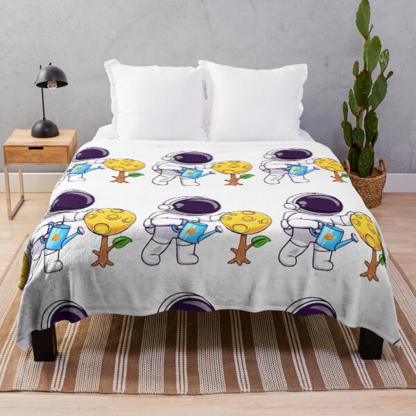 Item preview,   Cute astronaut watering moon plant cartoon designed and sold by BEAUTY ⭐⭐⭐⭐⭐.