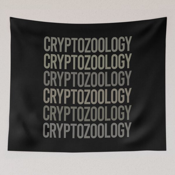 Aperçu de l'œuvre Texte gris Art Cryptozoologie Cryptid Cryptids créée et vendue par TarynBrown3126.