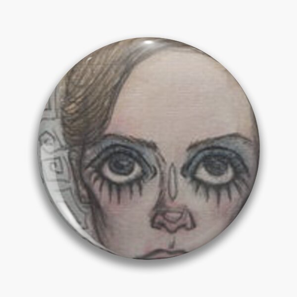 Item preview, stylised twiggy portrait  designed and sold by hauntedbyamelie.