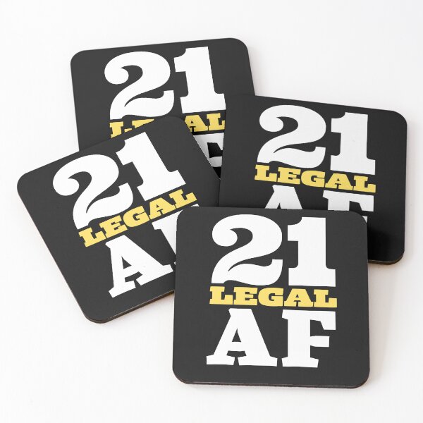 Item preview, 21 Legal AF funny shirt designed and sold by bonus24.