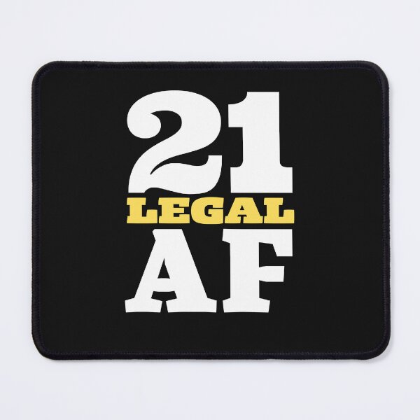Item preview, 21 Legal AF funny shirt designed and sold by bonus24.