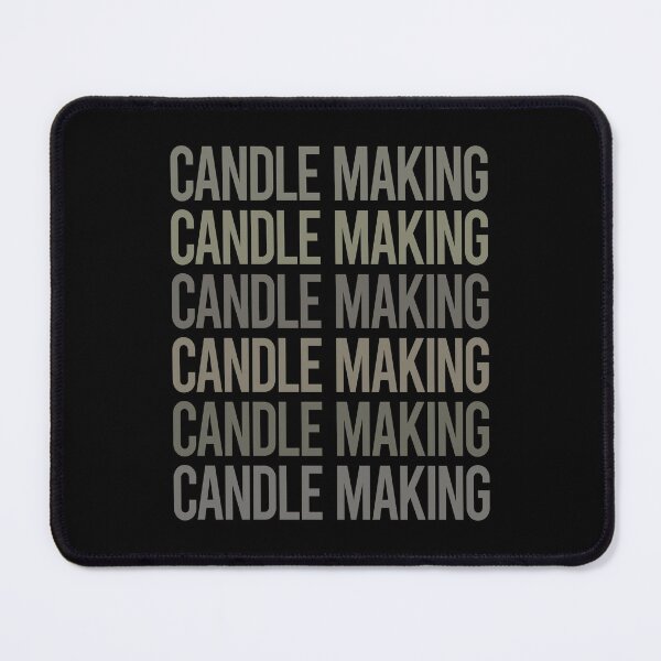 Item preview, Gray Text Art Candle Making Candles designed and sold by TarynBrown3126.