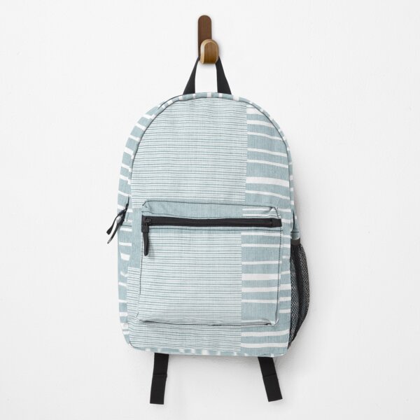 Item preview, Minimalist White Lines on Pale Blue Textured Background designed and sold by FAROSSTUDIO.