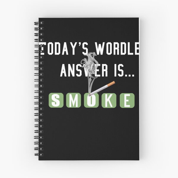 Item preview, Today's wordle answer is...smoke,smoketshirt designed and sold by FOUR_ three.