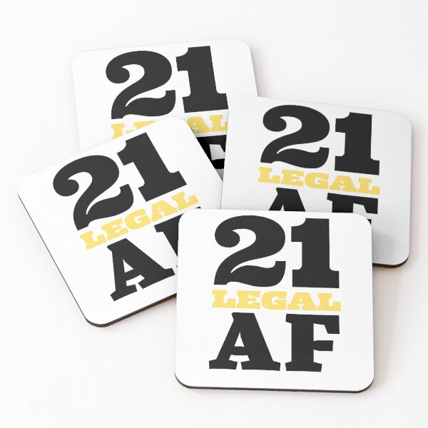 Item preview, 21 Legal AF funny shirt designed and sold by bonus24.