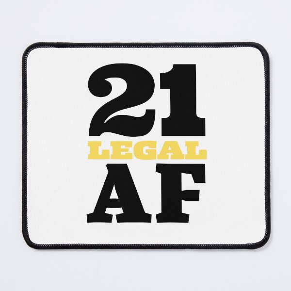 Item preview, 21 Legal AF funny shirt designed and sold by bonus24.