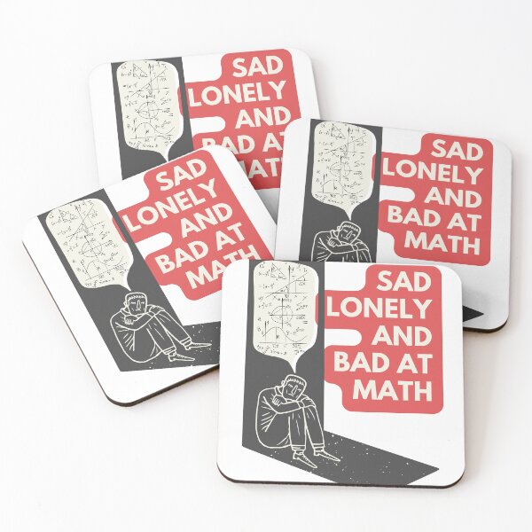 Item preview, Sad lonley and bad at math designed and sold by earth wings.