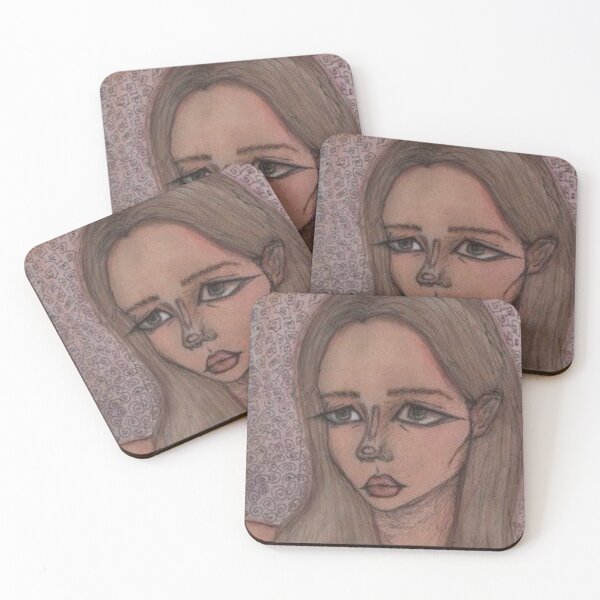 Item preview, stylised portrait  designed and sold by hauntedbyamelie.