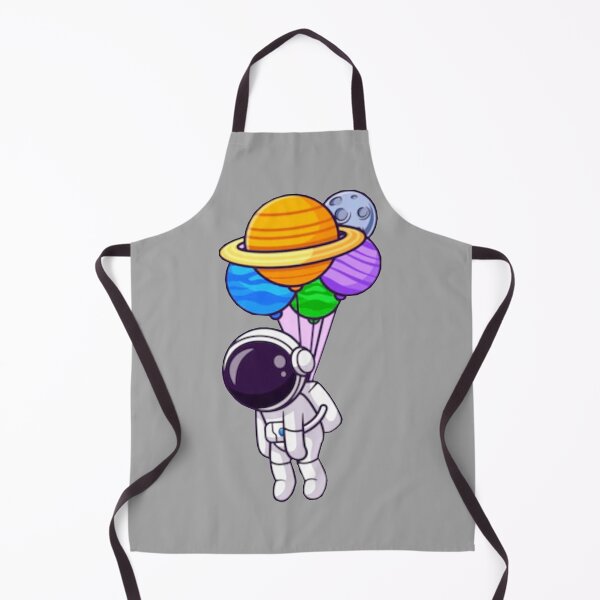 Item preview, cute astronaut floating with the planets cartoon. designed and sold by BEAUTY ⭐⭐⭐⭐⭐.