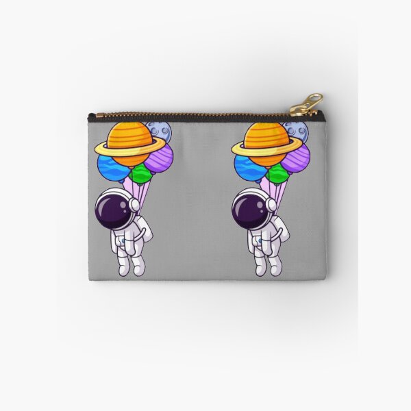 Item preview, cute astronaut floating with the planets cartoon. designed and sold by BEAUTY ⭐⭐⭐⭐⭐.