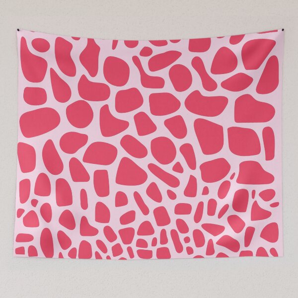 Item preview, moo moo animal print in pink designed and sold by lucybrownlane.
