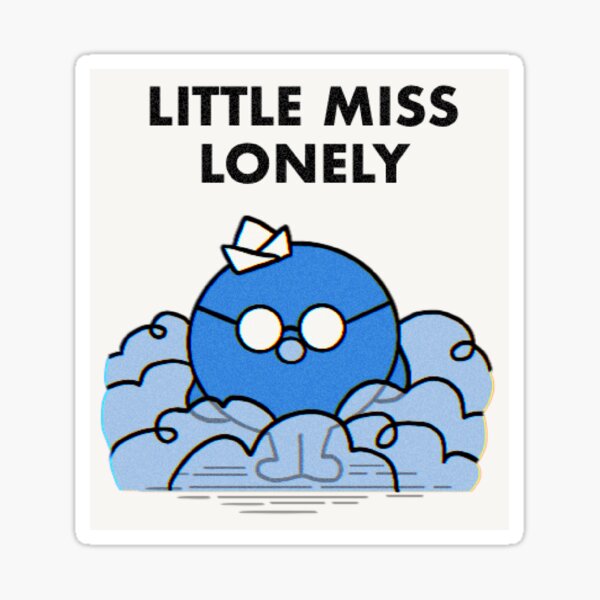 Item preview, Little Miss Lonely designed and sold by clairebearspark.