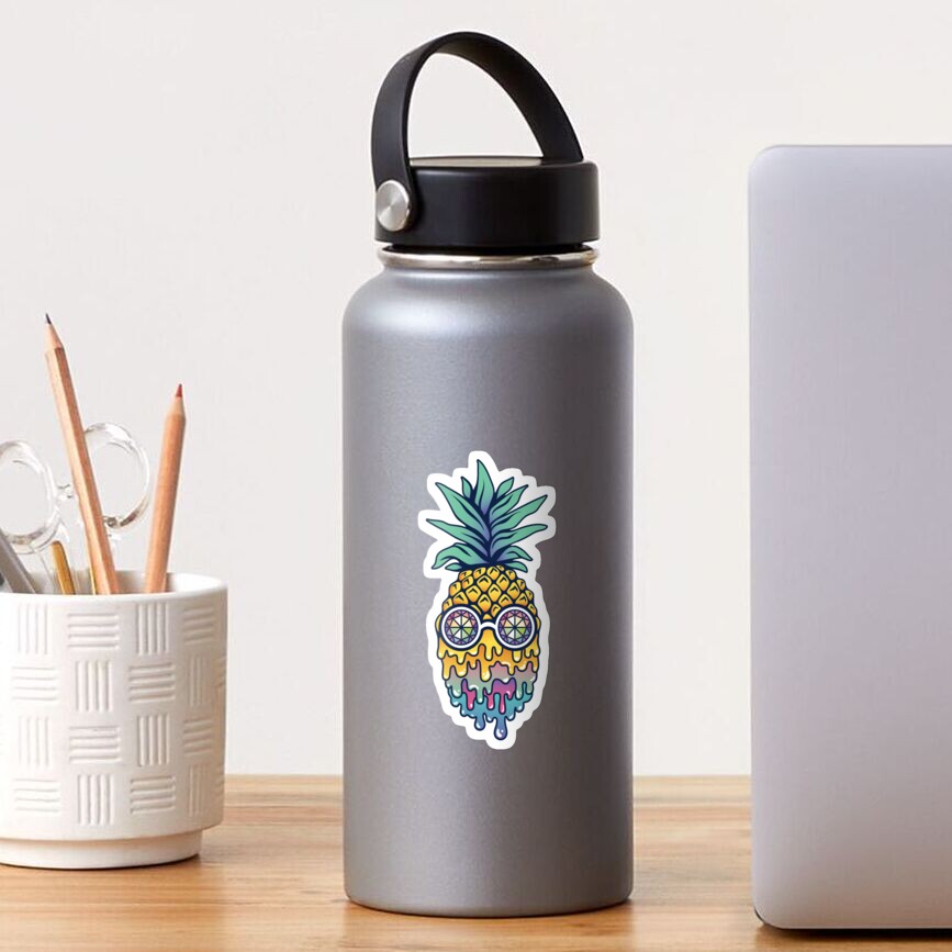 Bass Face Pineapple Sticker