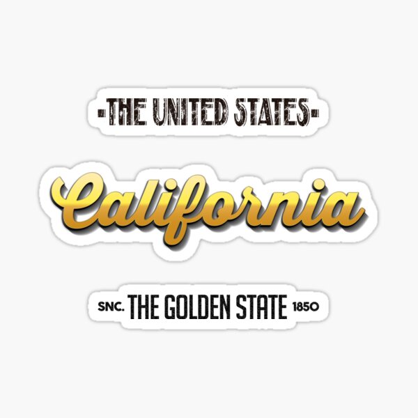Vintage California Sticker
