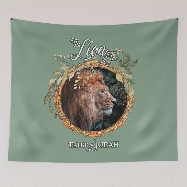 Item preview, Lion of Judah wreath on basil designed and sold by AbideApparel.