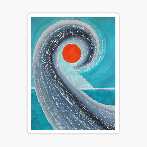 Big Kahuna original painting Sticker