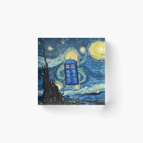 Item preview, SYYmas - Oil Painting Starry Night Flying Box designed and sold by SYYmas.