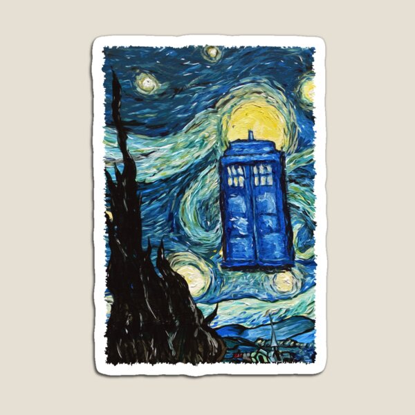 Item preview, SYYmas - Oil Painting Starry Night Flying Box designed and sold by SYYmas.
